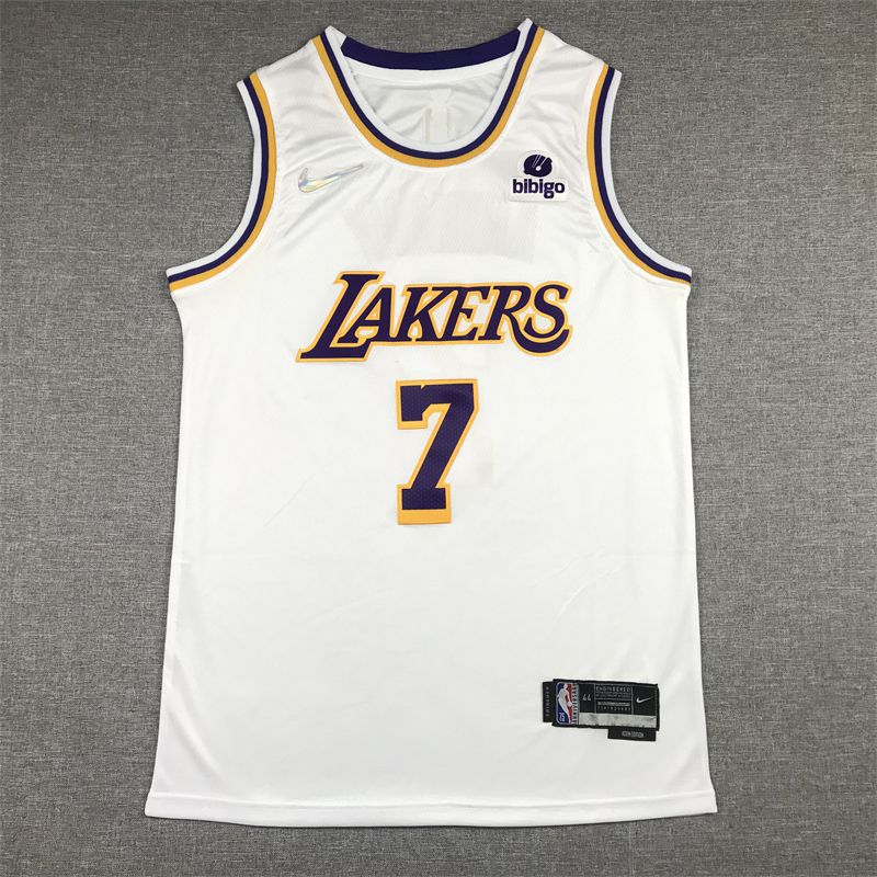 Men Los Angeles Lakers 7 Anthony White 2022 Nike Game NBA Jersey